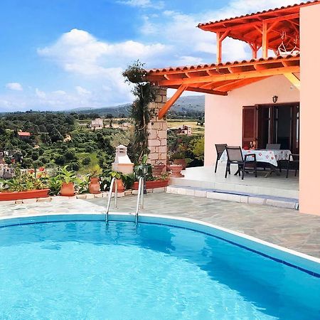 Villa Sunset With Stunning Sea View, Kids Area And Hammocks On Roof Terrace Agia Triada Экстерьер фото