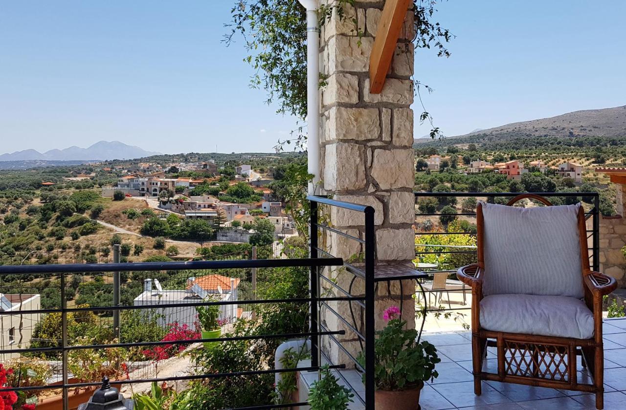 Villa Sunset With Stunning Sea View, Kids Area And Hammocks On Roof Terrace Agia Triada Экстерьер фото