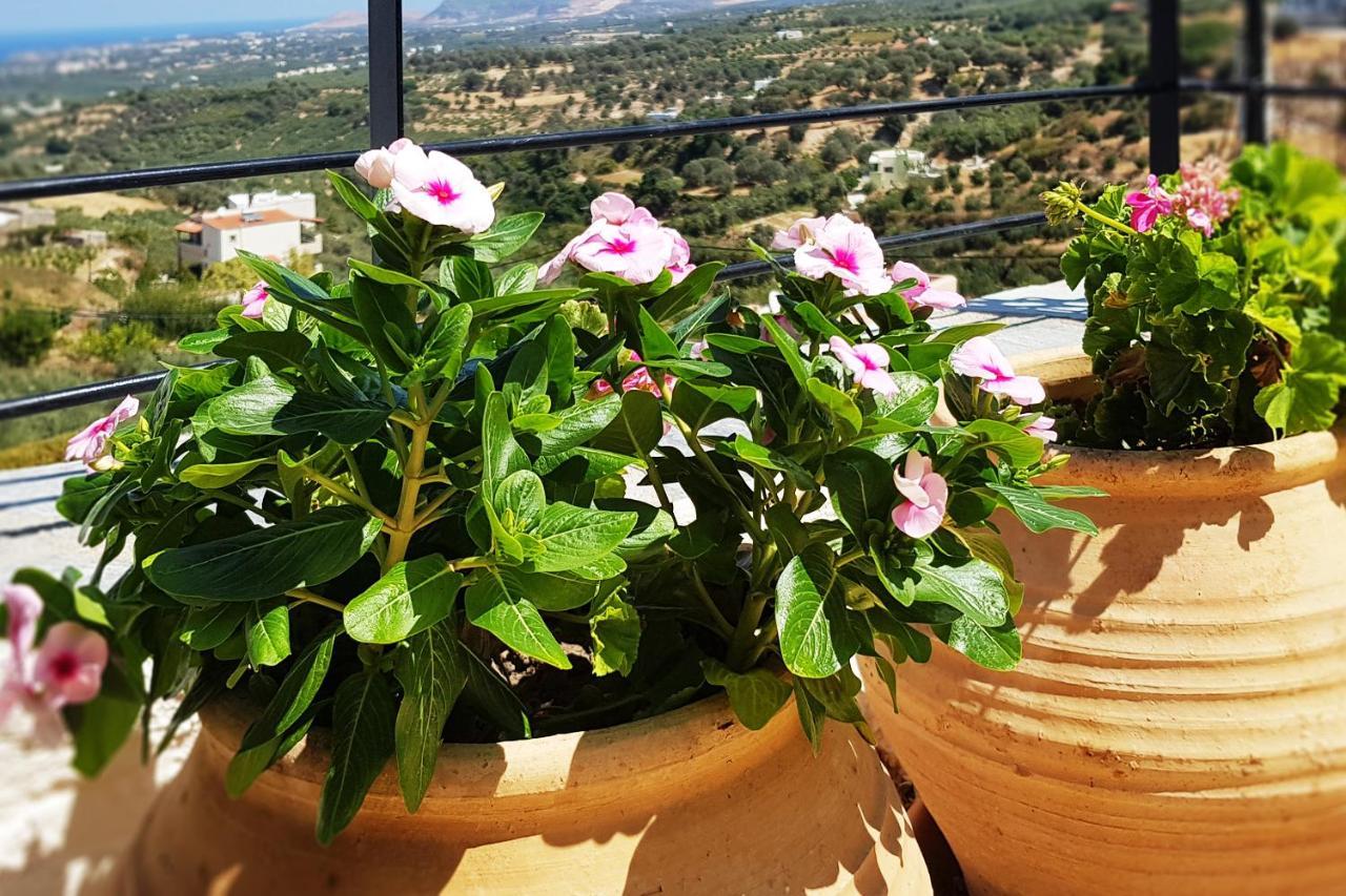 Villa Sunset With Stunning Sea View, Kids Area And Hammocks On Roof Terrace Agia Triada Экстерьер фото