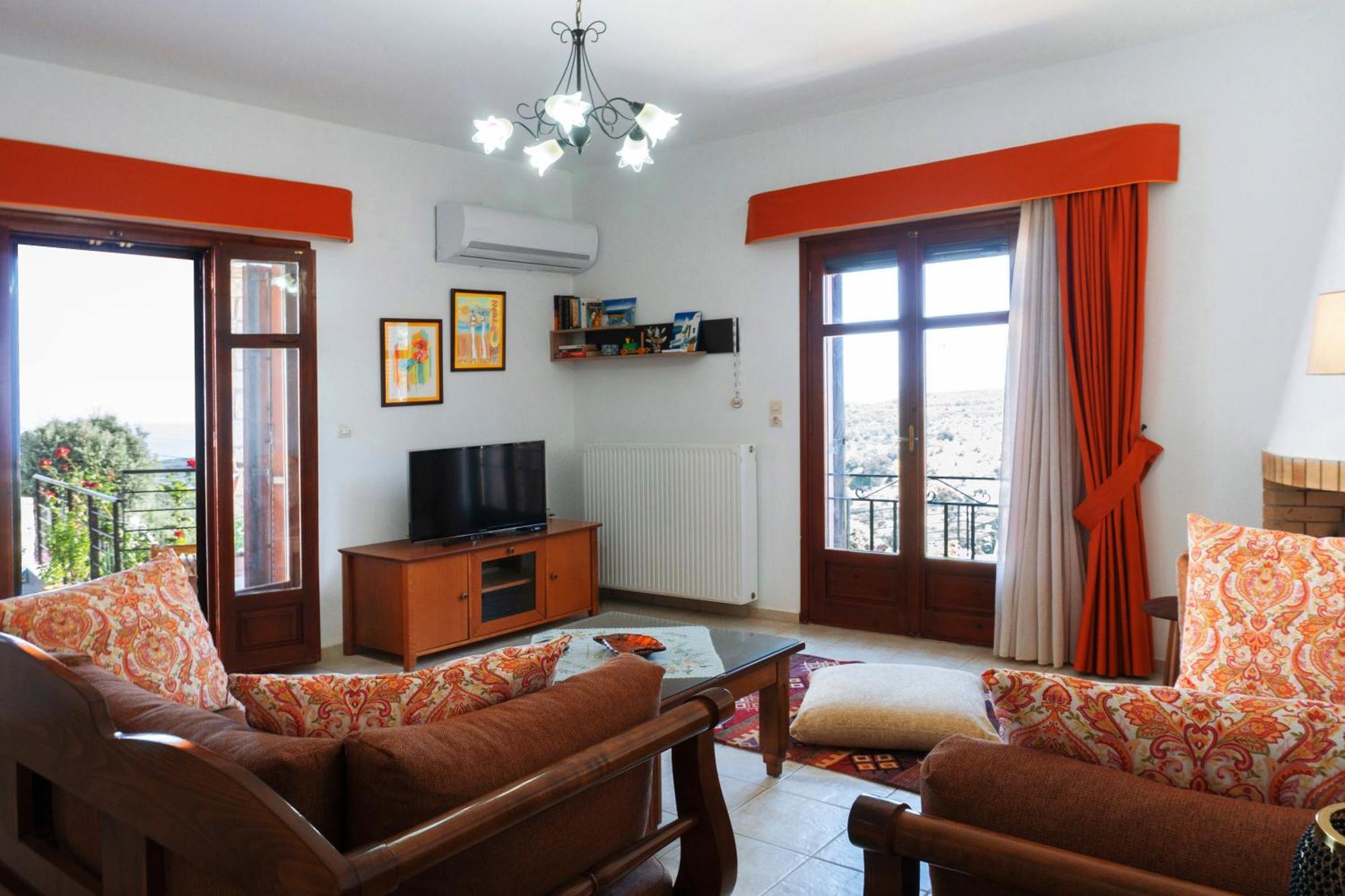Villa Sunset With Stunning Sea View, Kids Area And Hammocks On Roof Terrace Agia Triada Экстерьер фото